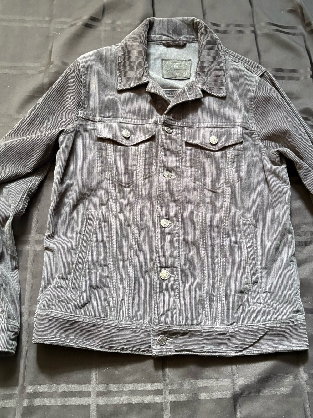 Abercrombie & Fitch Corduroy Trucker Jacket Mens Size Medium